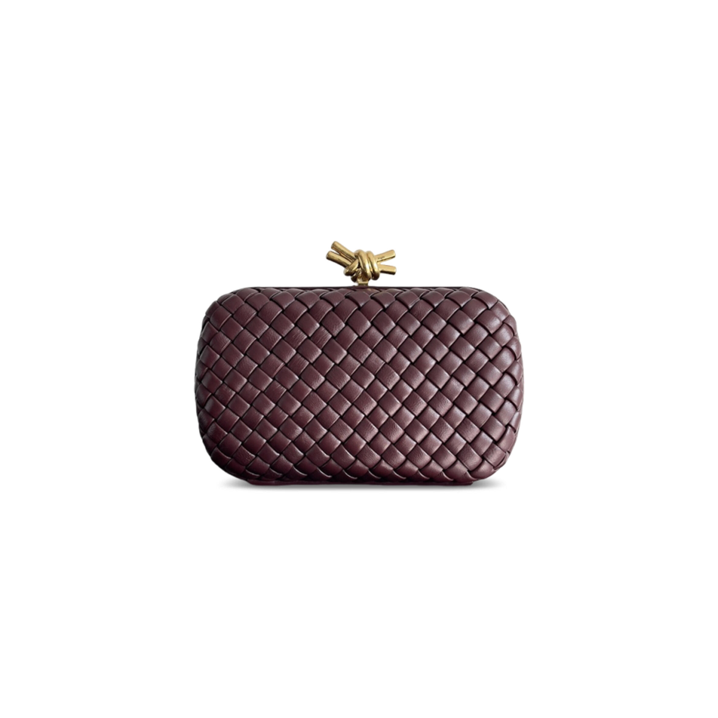 BOTTEGA VENETA KNOT MINAUDIÈRE CLUTCH 717622 (20.5*12.5*6cm)